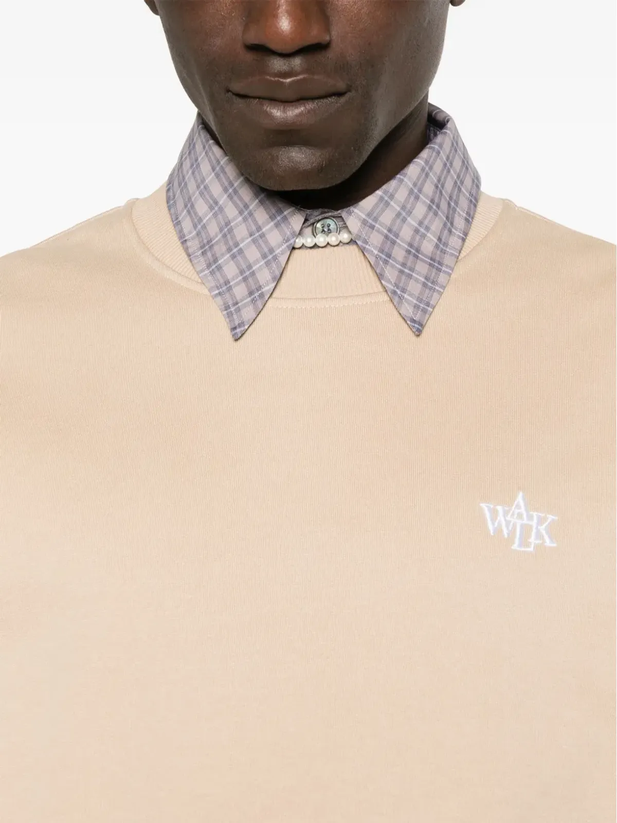WALK IN PARIS フリース クルーネック スウェットシャツ - Neutrals - 画像5