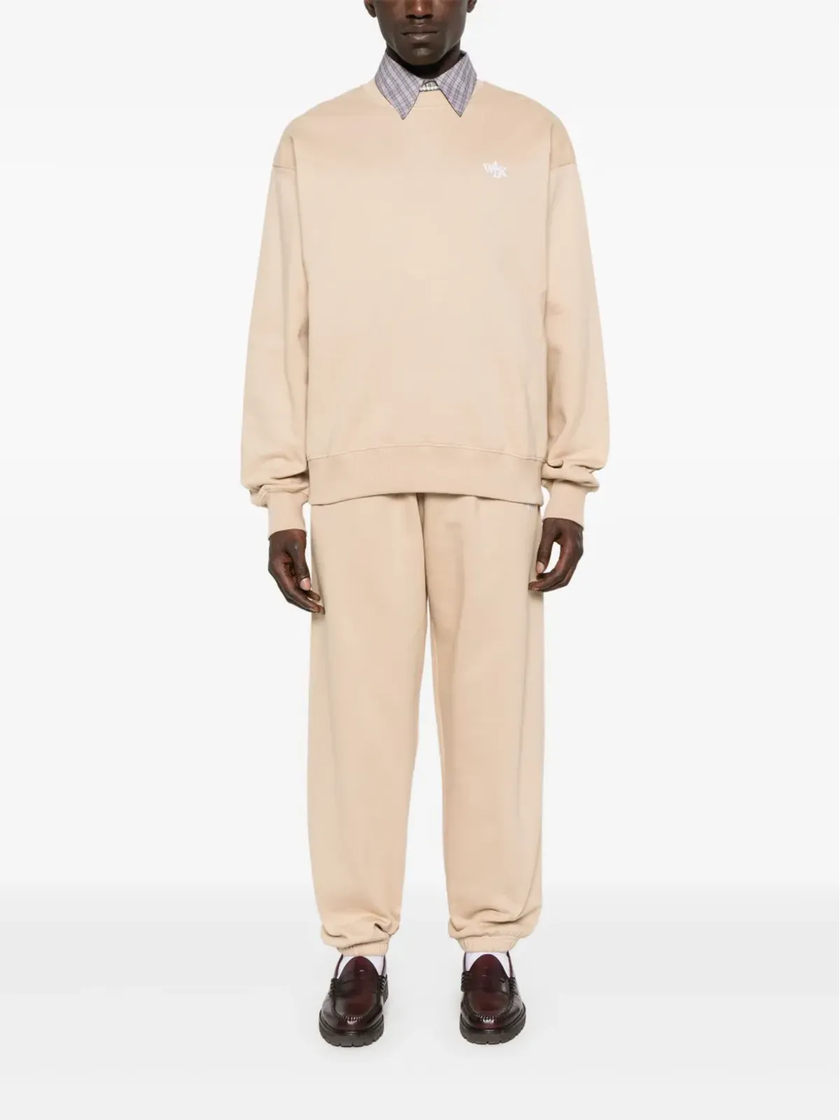WALK IN PARIS フリース クルーネック スウェットシャツ - Neutrals - 画像2