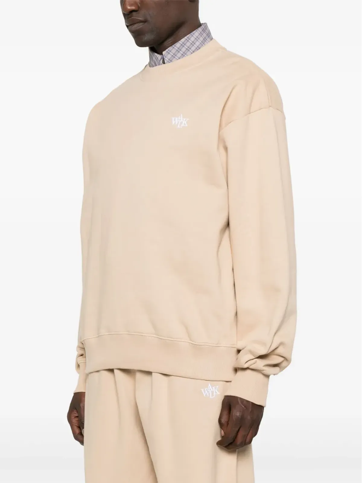 WALK IN PARIS フリース クルーネック スウェットシャツ - Neutrals - 画像3