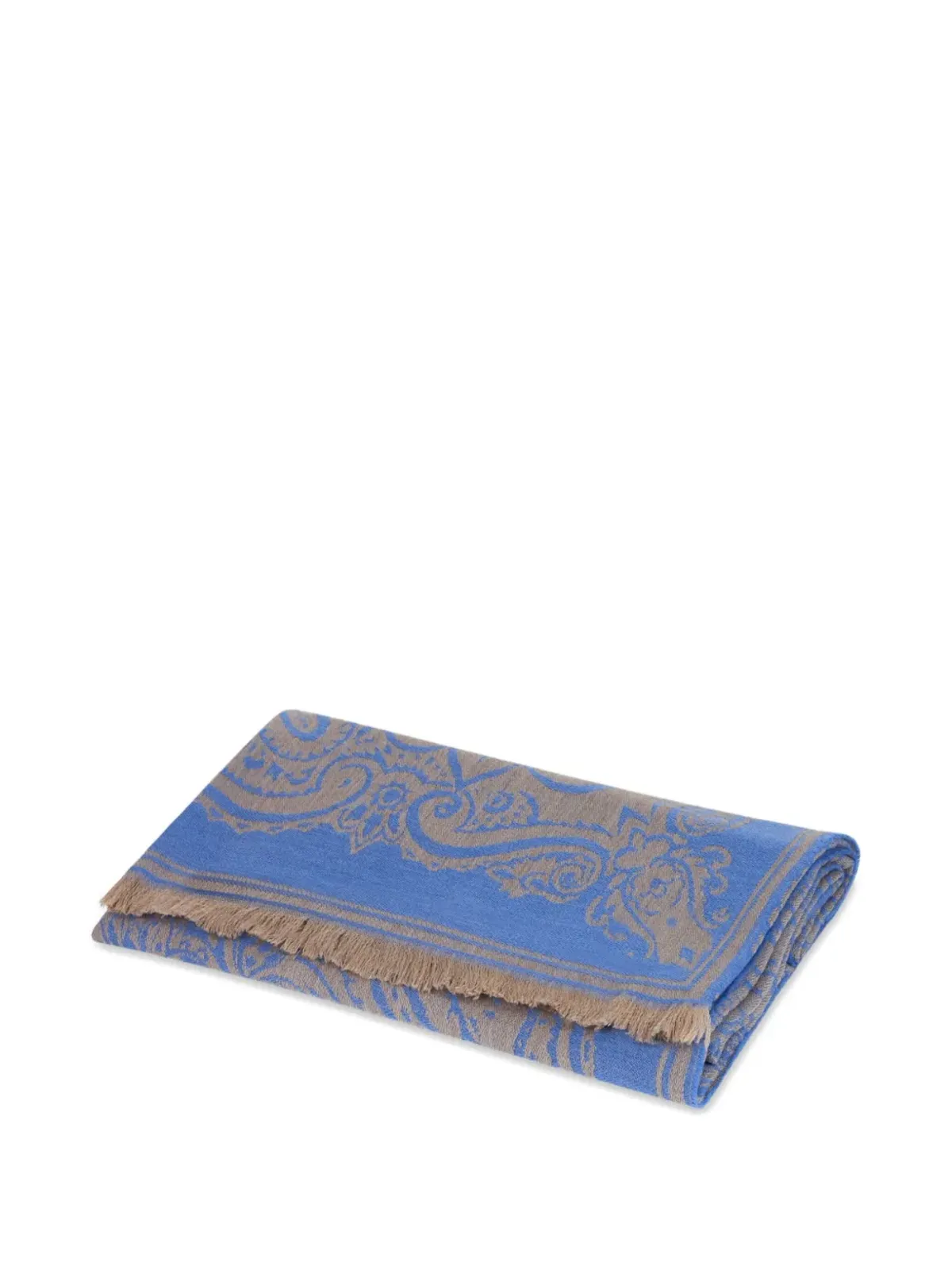 ETRO HOME ロゴジャカード ウール ブランケット - 画像3