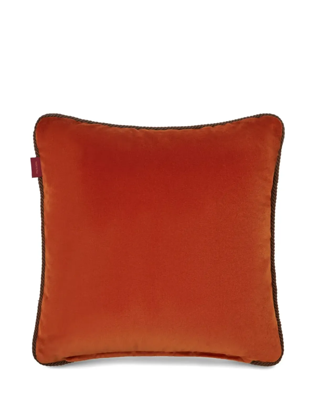 ETRO HOME ロゴ刺繍クッション - オレンジ - 画像2