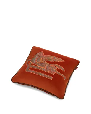 ETRO HOME ロゴ刺繍クッション - オレンジ - サムネイル4