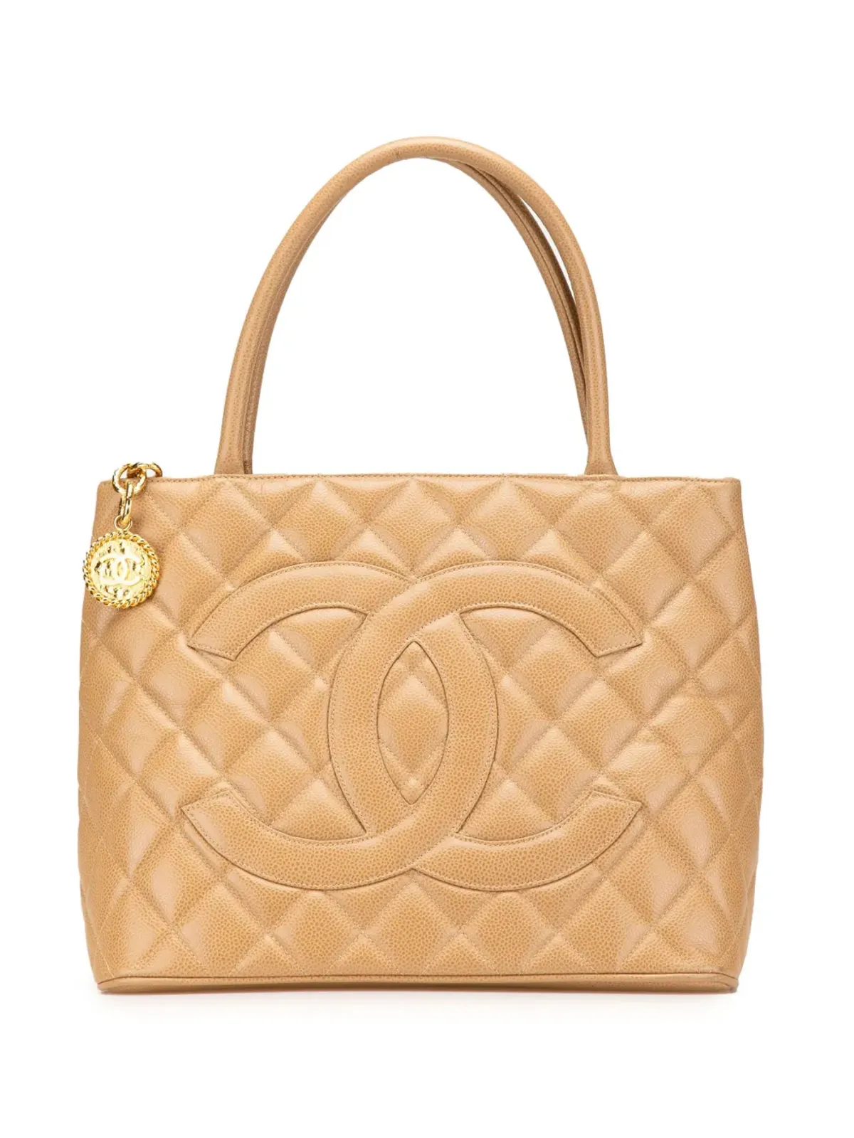 CHANEL Pre-Owned キャビア メダリオン トートバッグ - 画像1