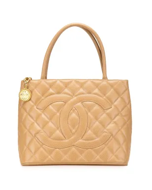 CHANEL Pre-Owned キャビア メダリオン トートバッグ - サムネイル1