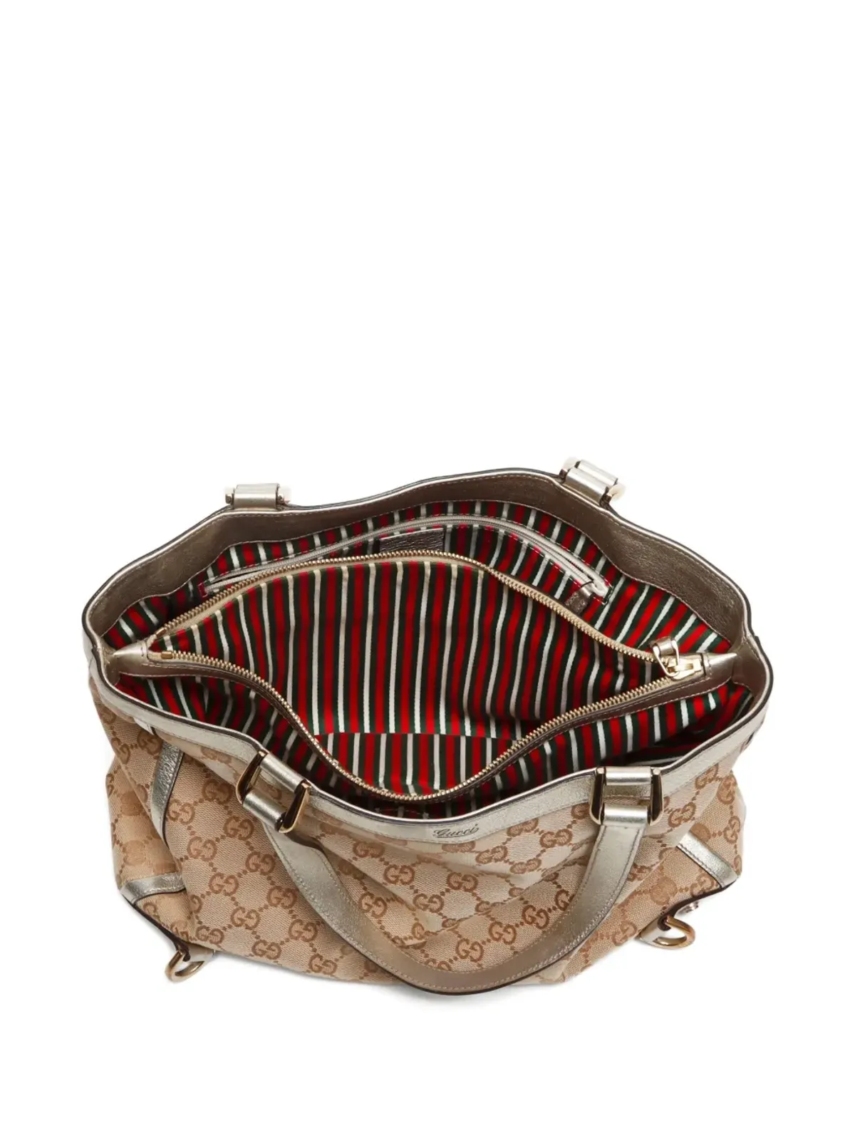 Gucci ビンテージ Abbey トートバッグ - 画像5