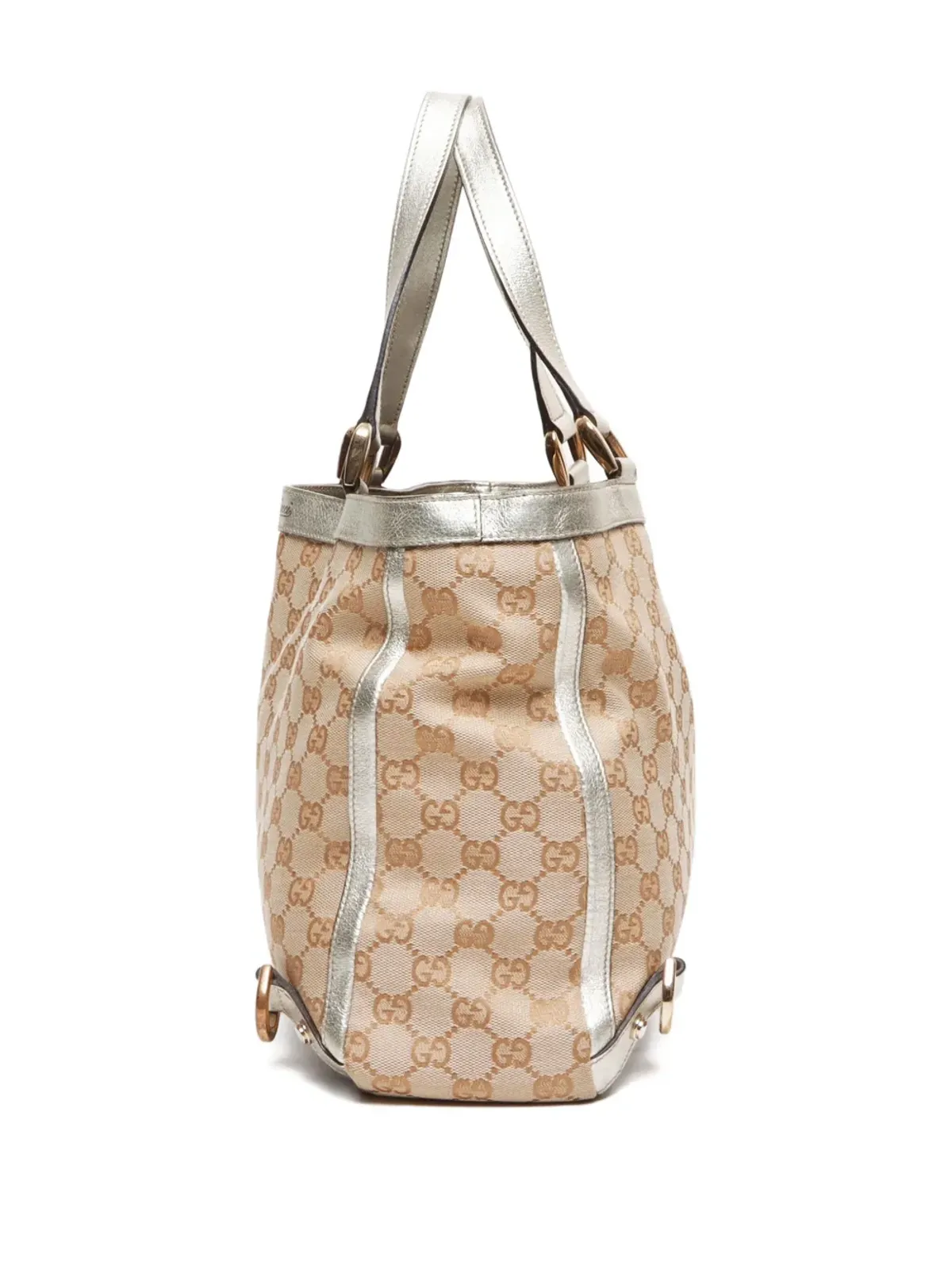 Gucci ビンテージ Abbey トートバッグ - 画像4