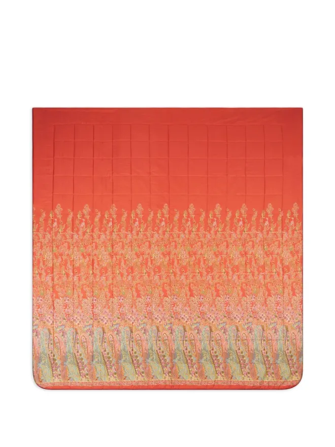 ETRO HOME ETRO HOME ペイズリープリントキルト - オレンジの商品画像