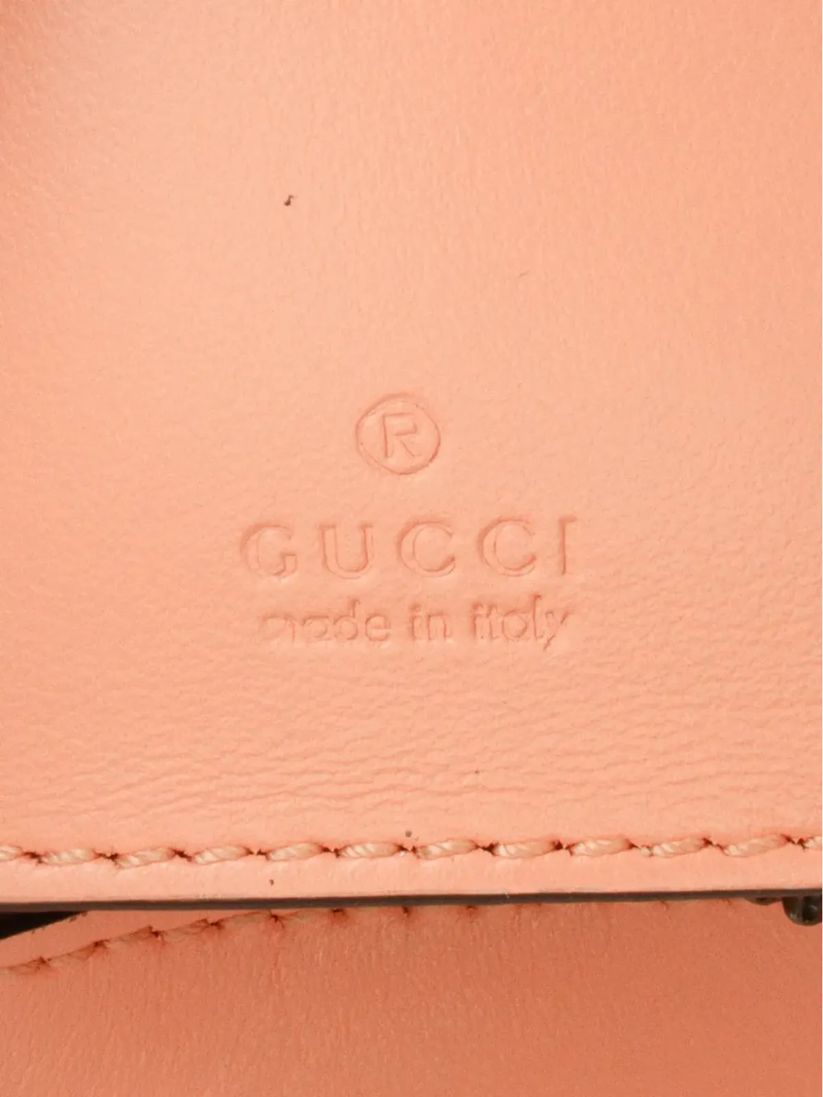 Gucci Pre-Owned 2016-2024 ミニ マテラッセ レザー GG Marmont ハーフムーン ホーボー サッチェル - ピンク - 画像5