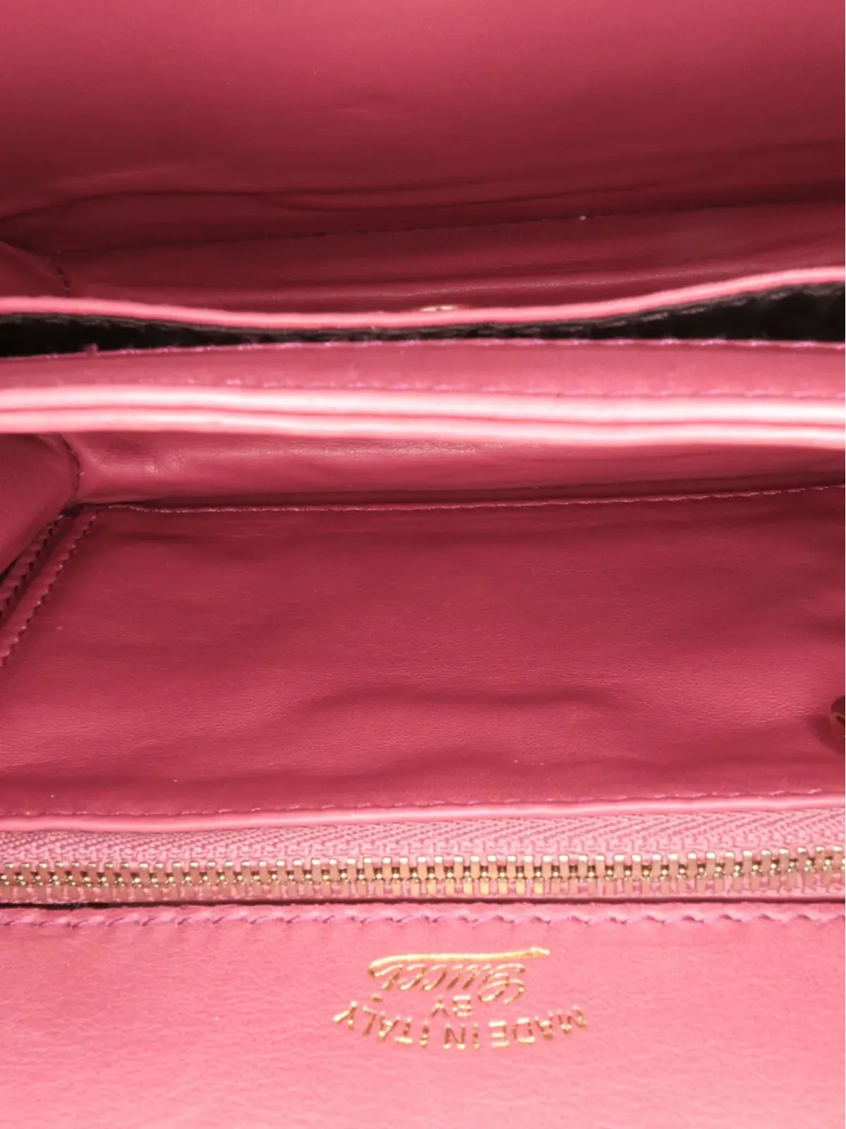 Gucci ビンテージ 2016年〜現在 レザー製 ミニ 1973 クロスボディバッグ - レッド - 画像4