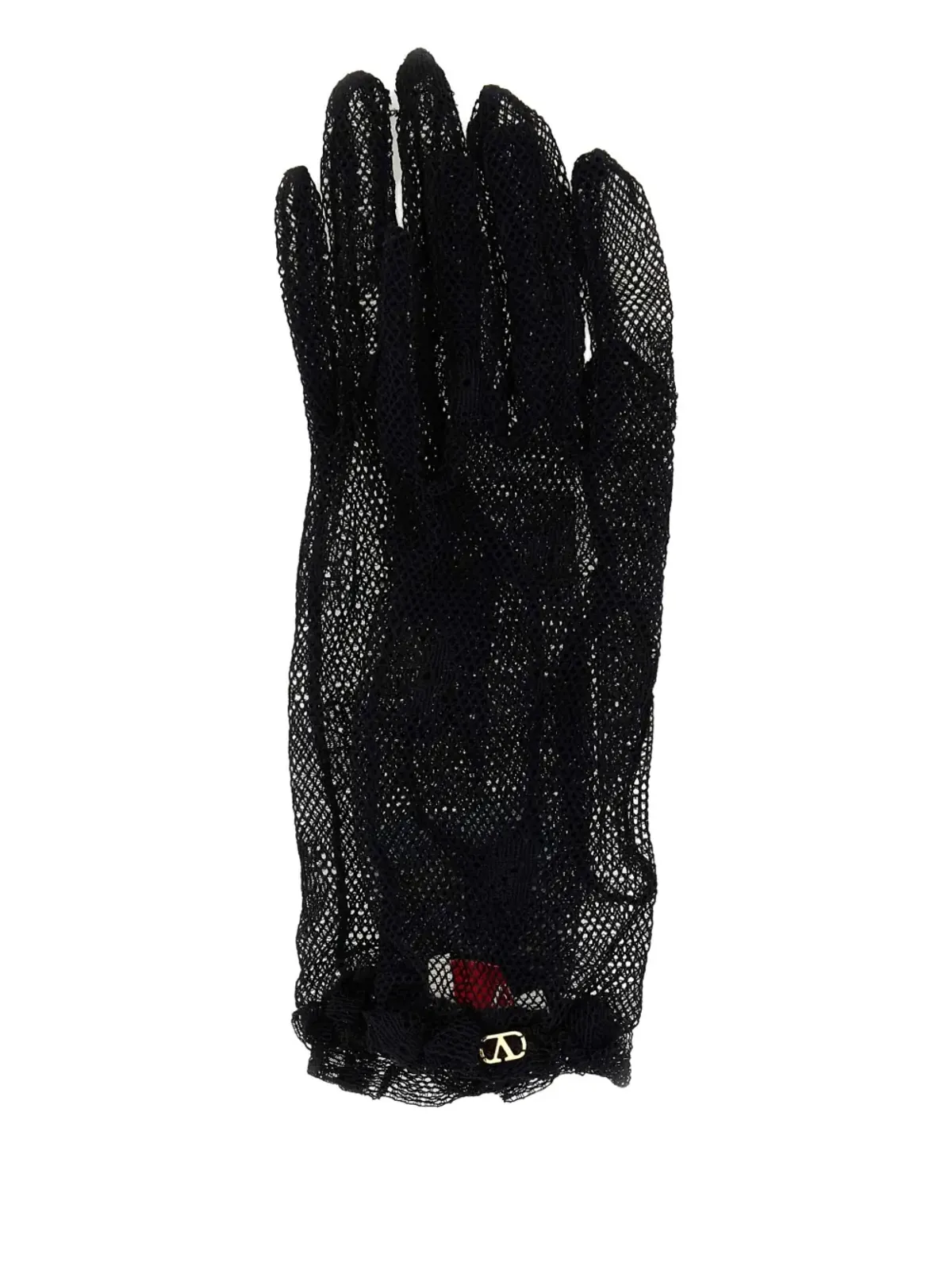 Valentino Garavani メッシュグローブ - ブラック - 画像1