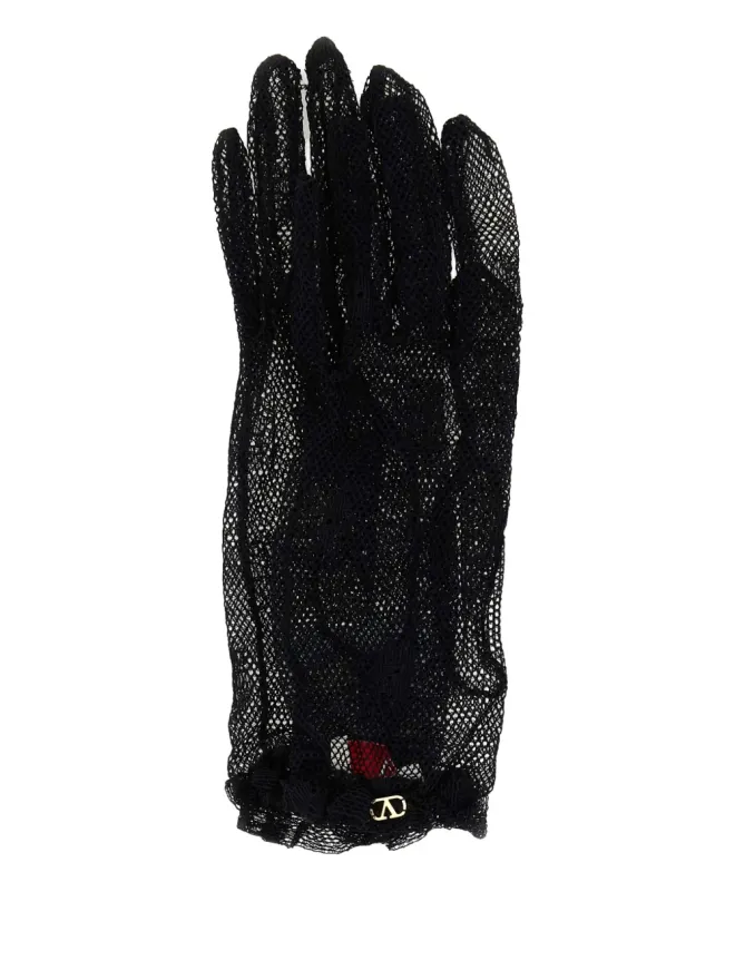 Valentino Garavani Valentino Garavani メッシュグローブ - ブラックの商品画像