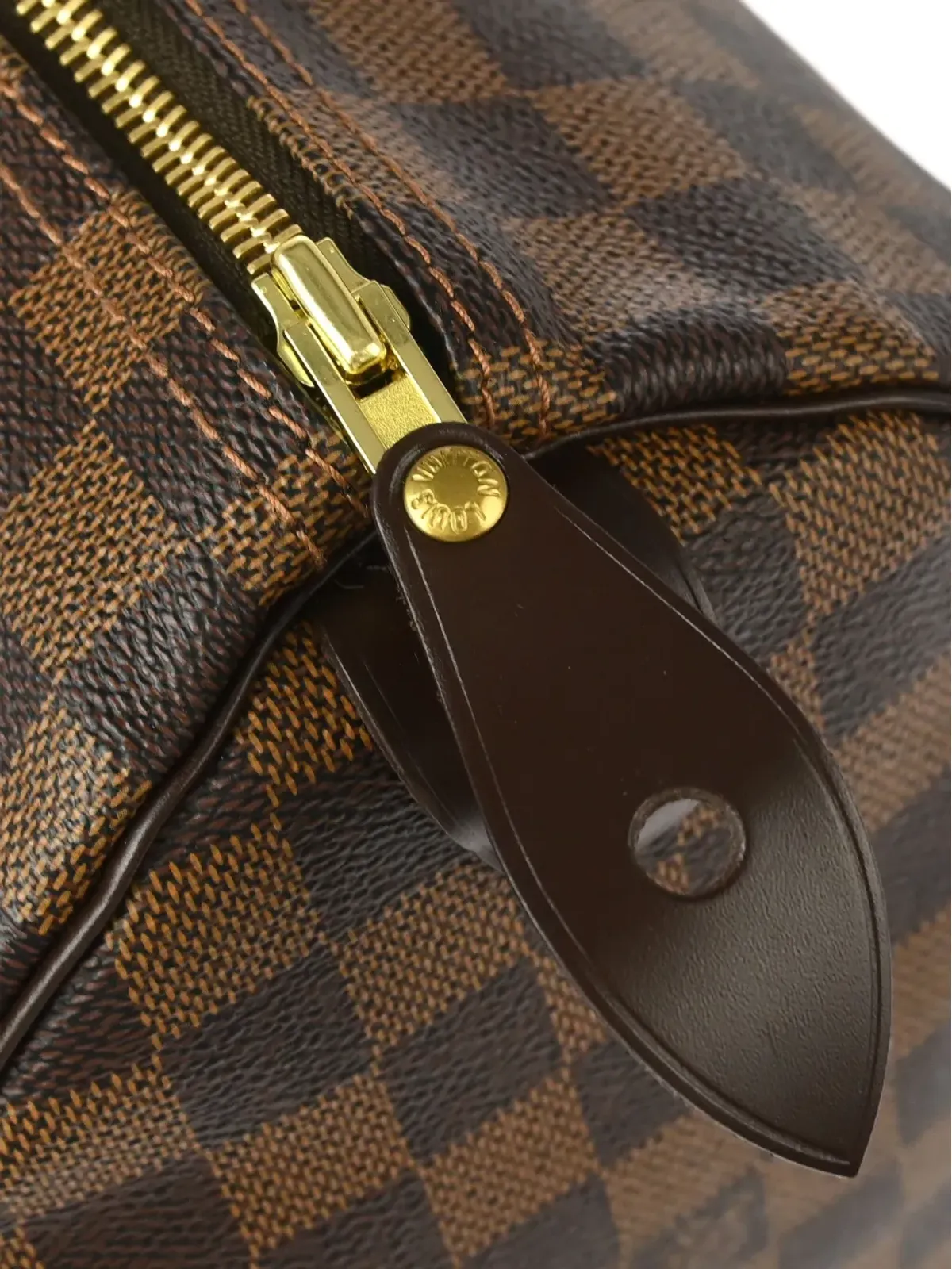 Louis Vuitton ビンテージ 2009 ダミエ・エベヌ スピーディ30 トラベルバッグ - ニュートラルカラー - 画像5