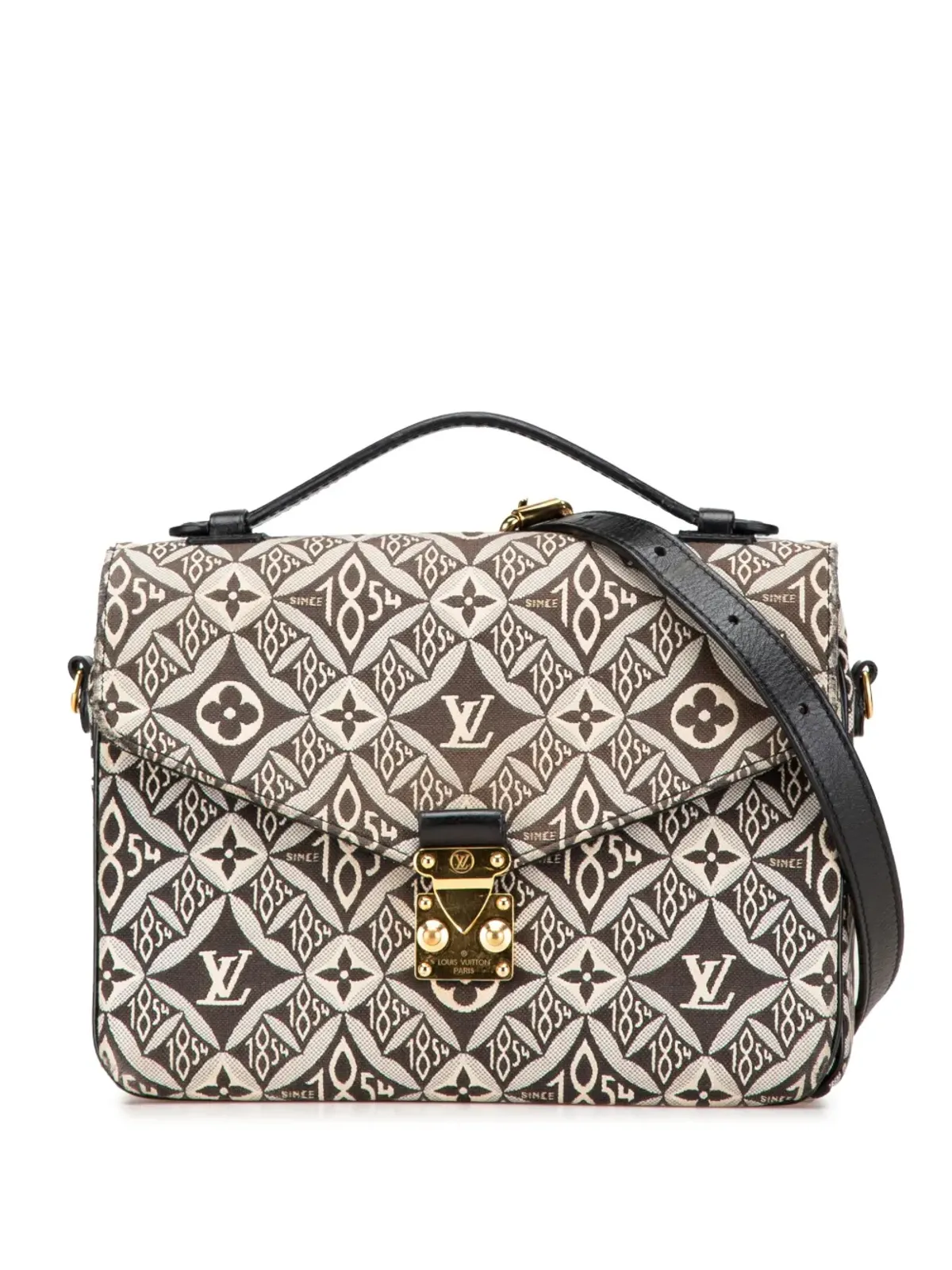 Louis Vuitton ビンテージ 1854年創業 ポシェット・メティス・サッチェル ブラック - 画像1