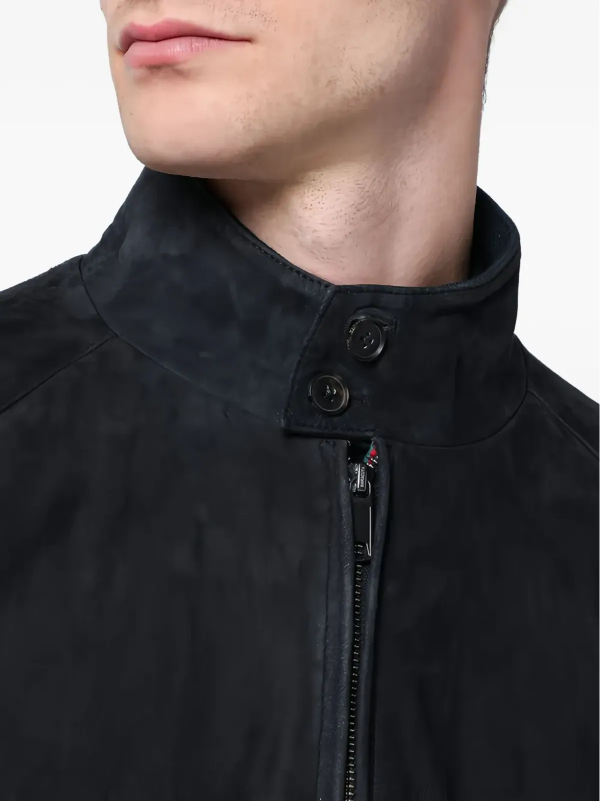 Baracuta G9 スエード ジップアップ ジャケット - 画像4