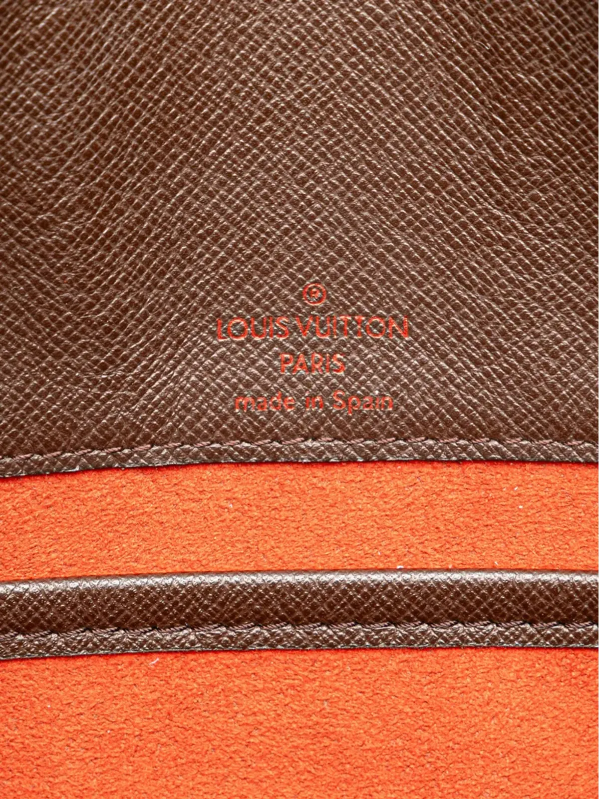 Louis Vuitton ビンテージ 2003年 ダミエ・エベヌ ミュゼットタンゴ ショートストラップ ショルダーバッグ - ブラウン - 画像5