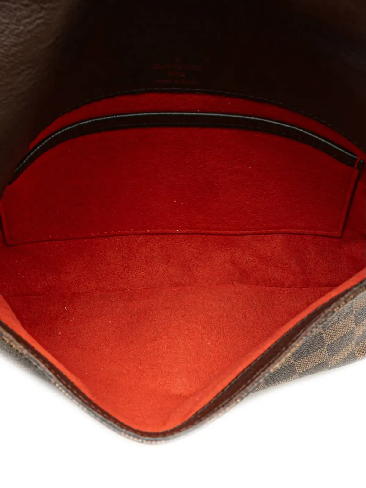 Louis Vuitton ビンテージ 2003年 ダミエ・エベヌ ミュゼットタンゴ ショートストラップ ショルダーバッグ - ブラウン - 画像4