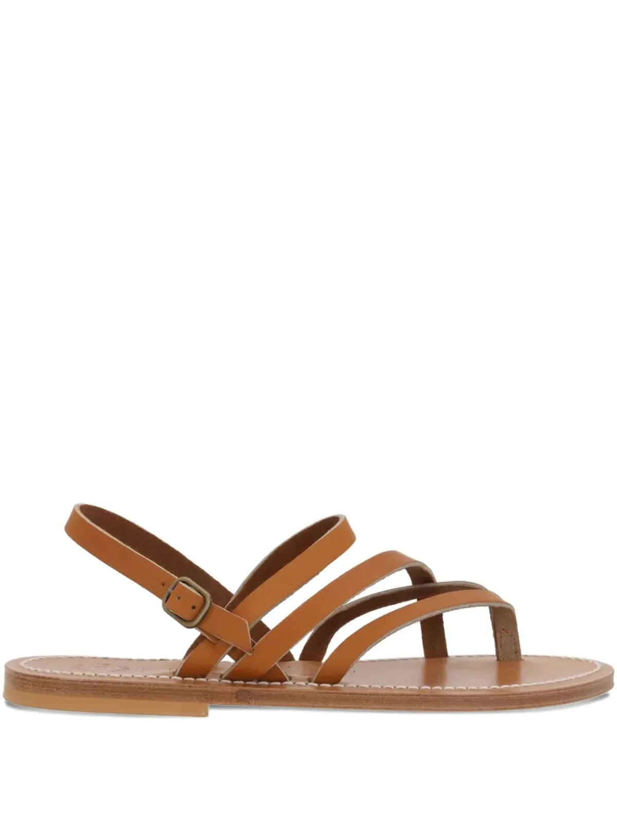 K. Jacques Nemesis Strappy Leather Flat Sandals - 画像1