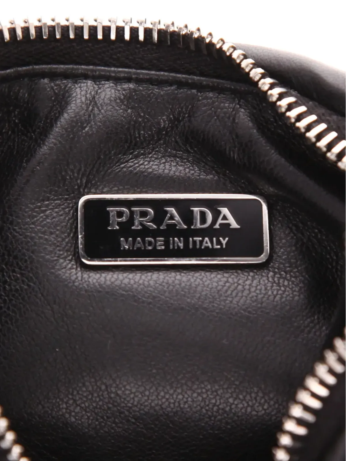 Prada ビンテージ ソフトショルダーバッグ - ブラック - 画像4