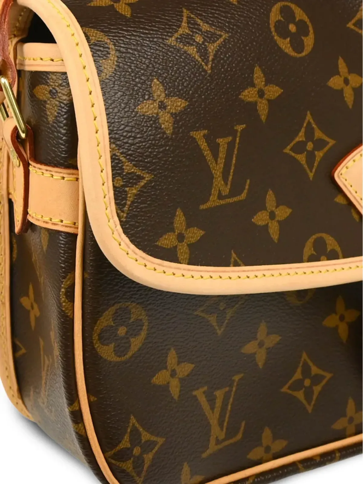 Louis Vuitton ビンテージ ソロンヌ ショルダーバッグ - ブラウン - 画像3