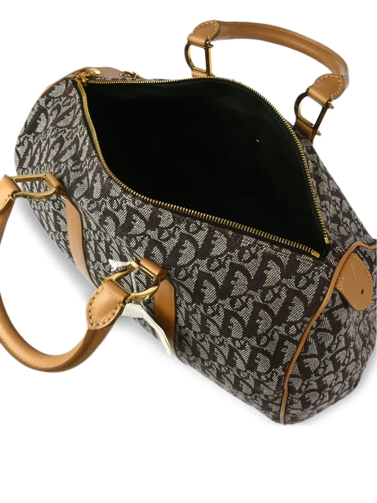Christian Dior ビンテージ 2002年 トロッター ハンドバッグ - ブラウン - 画像4