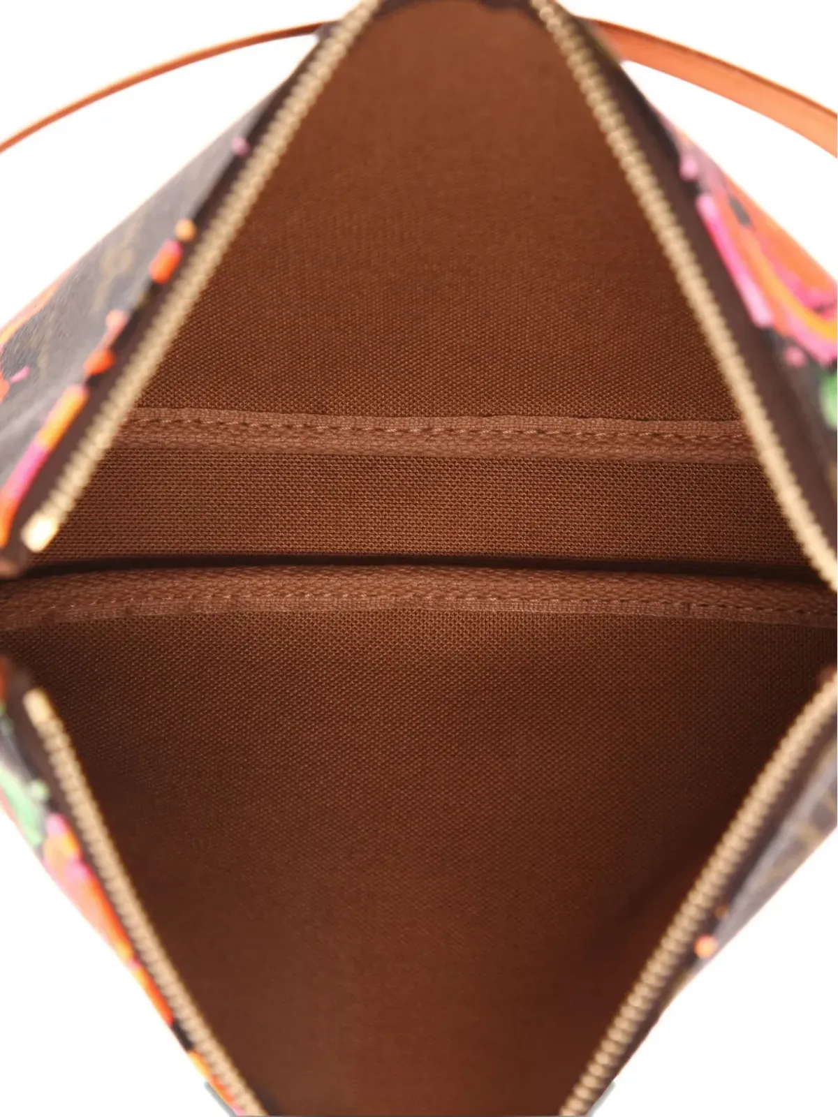 Louis Vuitton ビンテージ Stephen Sprouse コラボ ポシェット・アクセソワーズ ポーチ ブラウン - 画像5