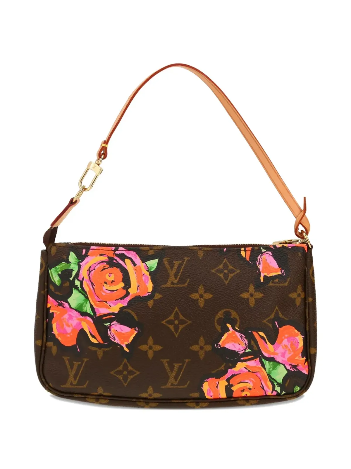 Louis Vuitton ビンテージ Stephen Sprouse コラボ ポシェット・アクセソワーズ ポーチ ブラウン - 画像2