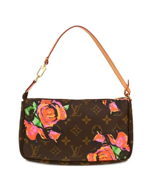 Louis Vuitton ビンテージ Stephen Sprouse コラボ ポシェット・アクセソワーズ ポーチ ブラウン - サムネイル2
