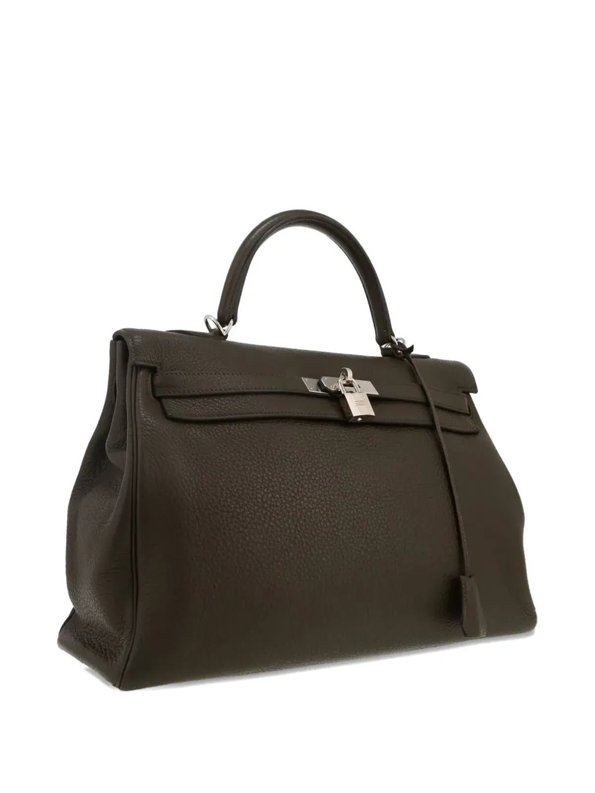 ビンテージ Hermès Kelly 28 ハンドバッグ グレー - 画像3
