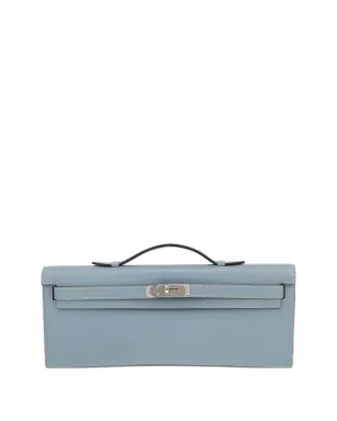Hermès ビンテージ ケリー ロング ウォレット - ブルー - サムネイル1