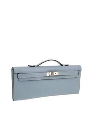 Hermès ビンテージ ケリー ロング ウォレット - ブルー - サムネイル3