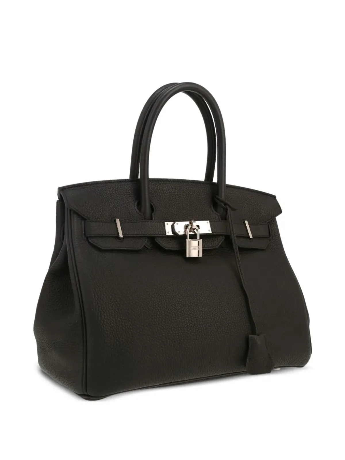 Hermès ビンテージ Birkin 30 cm ハンドバッグ ブラック - 画像3
