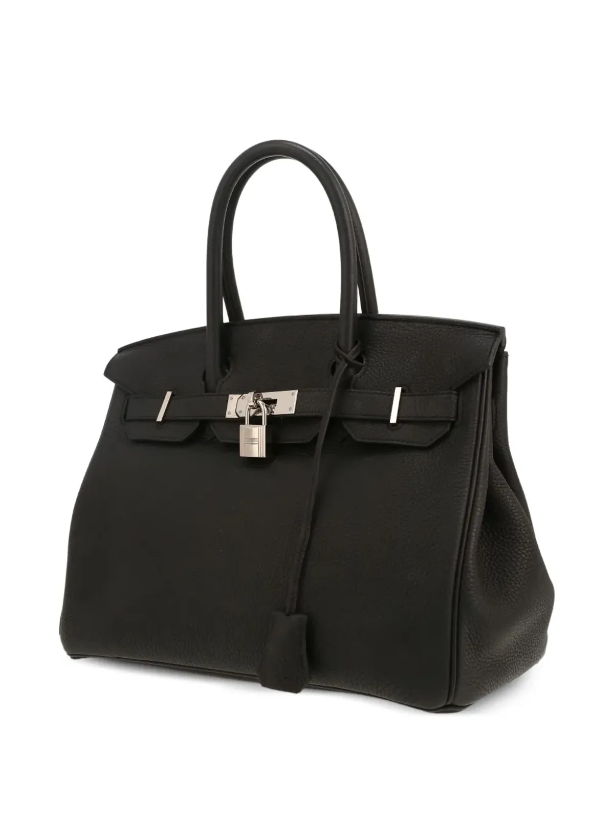 Hermès ビンテージ Birkin 30 cm ハンドバッグ ブラック - 画像4