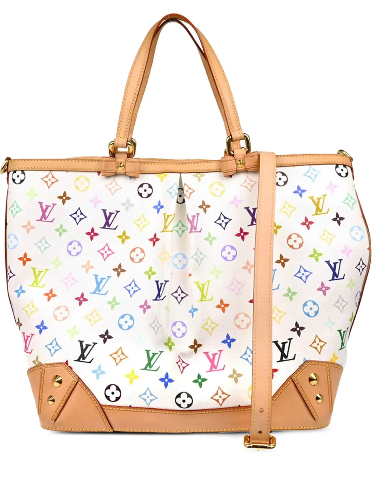 Louis Vuitton Pre-Owned x Takashi Murakami 2011 Monogram Sharleen PM トートバッグ - ホワイト - 画像1