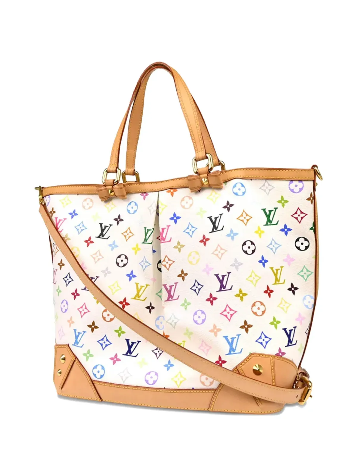 Louis Vuitton Pre-Owned x Takashi Murakami 2011 Monogram Sharleen PM トートバッグ - ホワイト - 画像2