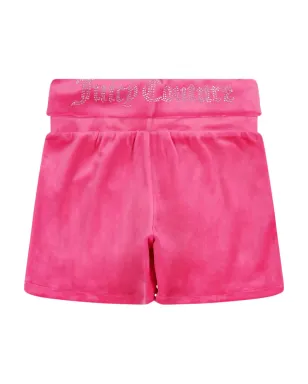 Juicy Couture Kids ロゴ入りスタッズショートパンツ - Pink - サムネイル2