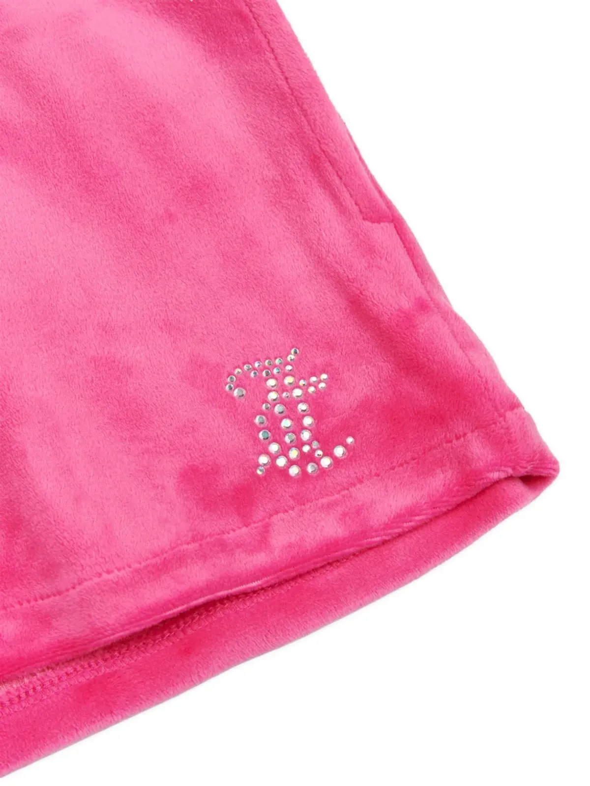 Juicy Couture Kids ロゴ入りスタッズショートパンツ - Pink - 画像3