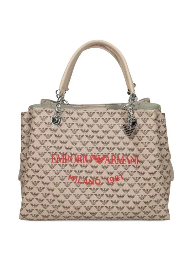 Emporio Armani Emporio Armani モノグラム柄トートバッグの商品画像