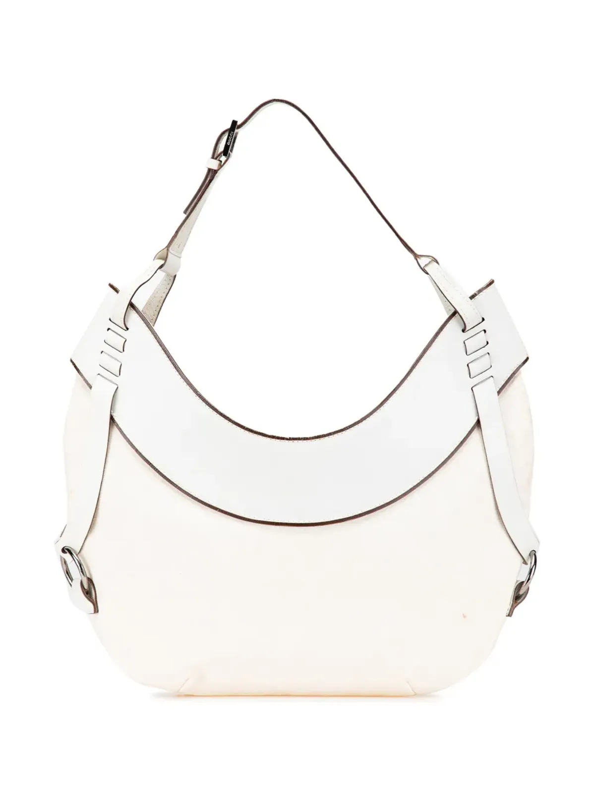 Gucci ビンテージ 2000-2015 GGキャンバス ホーボーバッグ - ホワイト - 画像1