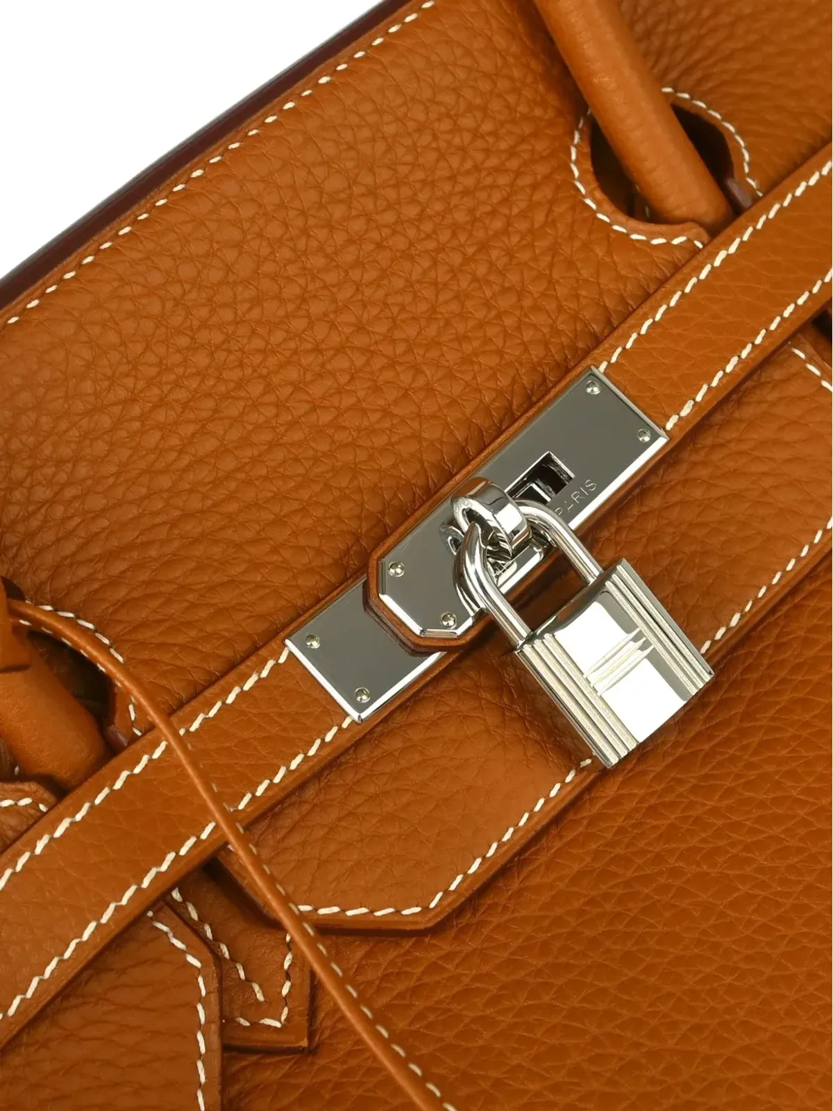 ビンテージ Hermès 2008年バーキン40 ハンドバッグ - ブラウン - 画像5
