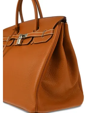 ビンテージ Hermès 2008年バーキン40 ハンドバッグ - ブラウン - サムネイル3