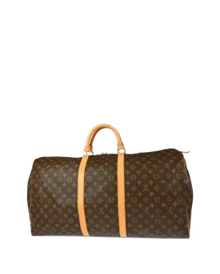 Louis Vuitton ビンテージ 2002年製 Keepall 60 ラゲージバッグ - ブラウン - サムネイル2