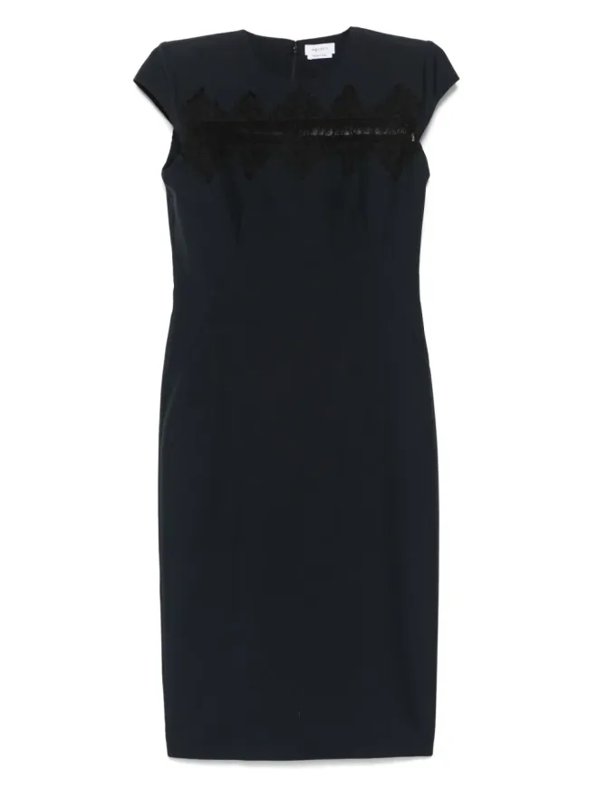 Alexander McQueen Alexander McQueen テーラード・ペンシル・ミディドレス - ブルーの商品画像