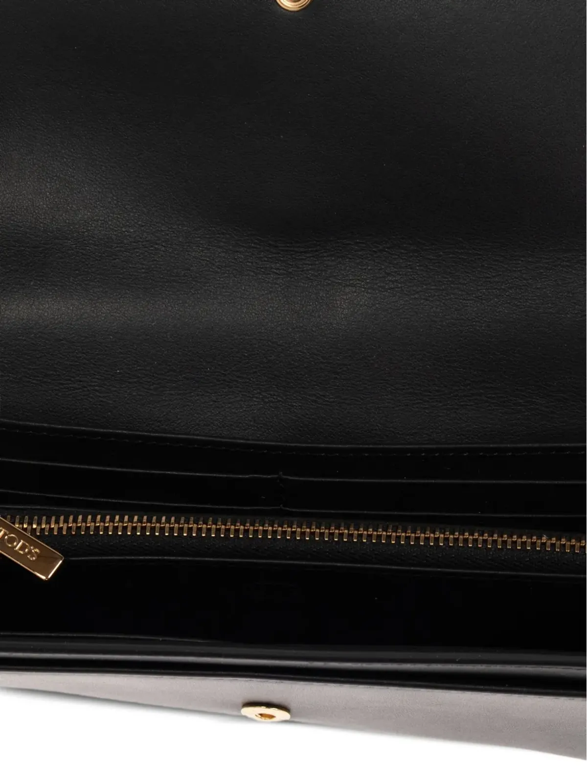 Tod's エングレーブドロゴ レザーウォレット ブラック - 画像5
