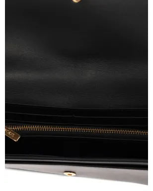 Tod's エングレーブドロゴ レザーウォレット ブラック - サムネイル5
