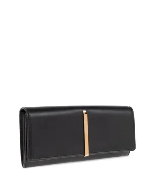 Tod's エングレーブドロゴ レザーウォレット ブラック - サムネイル3