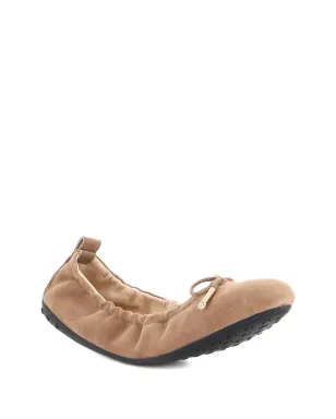 Tod's スエード バレリーナシューズ ブラウン - サムネイル2