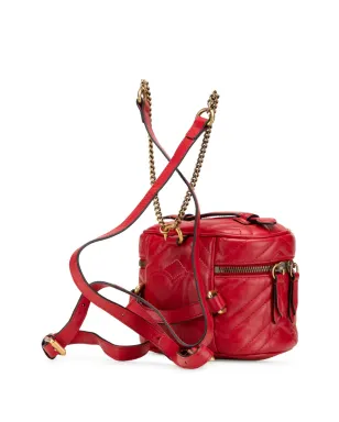 Gucci ビンテージ GG Marmont Round Matelassé Leather バックパック - サムネイル2
