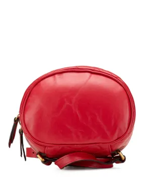 Gucci ビンテージ GG Marmont Round Matelassé Leather バックパック - サムネイル3