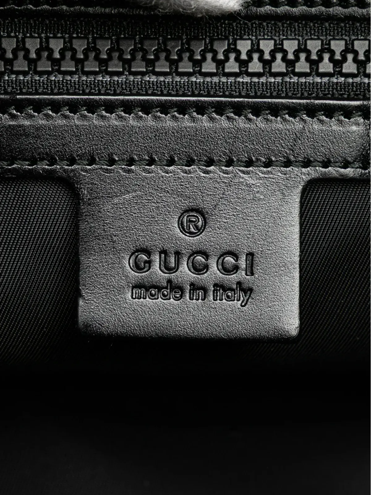 Gucci ビンテージ 2016-2024 テクノキャンバス ウェブ L アヴェグル パー アムール 刺繍ベルトバッグ - ブラック - 画像5