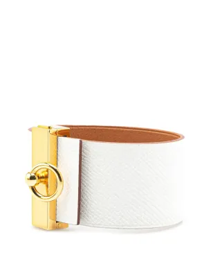 Hermès Pre-Owned 2014年製 2色エプソン レザー リバーシブル イルージョン ブレスレット コスチューム ブレスレット - ゴールド - サムネイル2